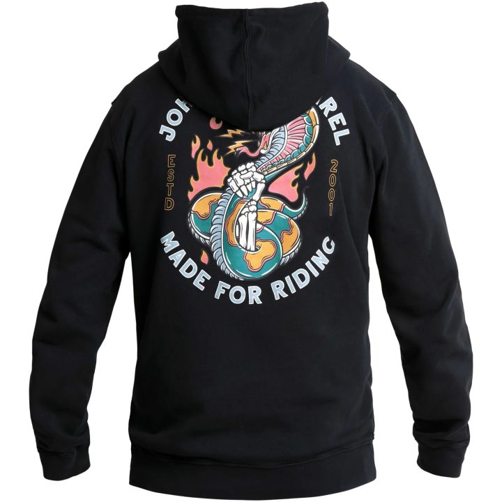 Hoodie Snake Ii Svart JOHN DOE Small – bild 2
