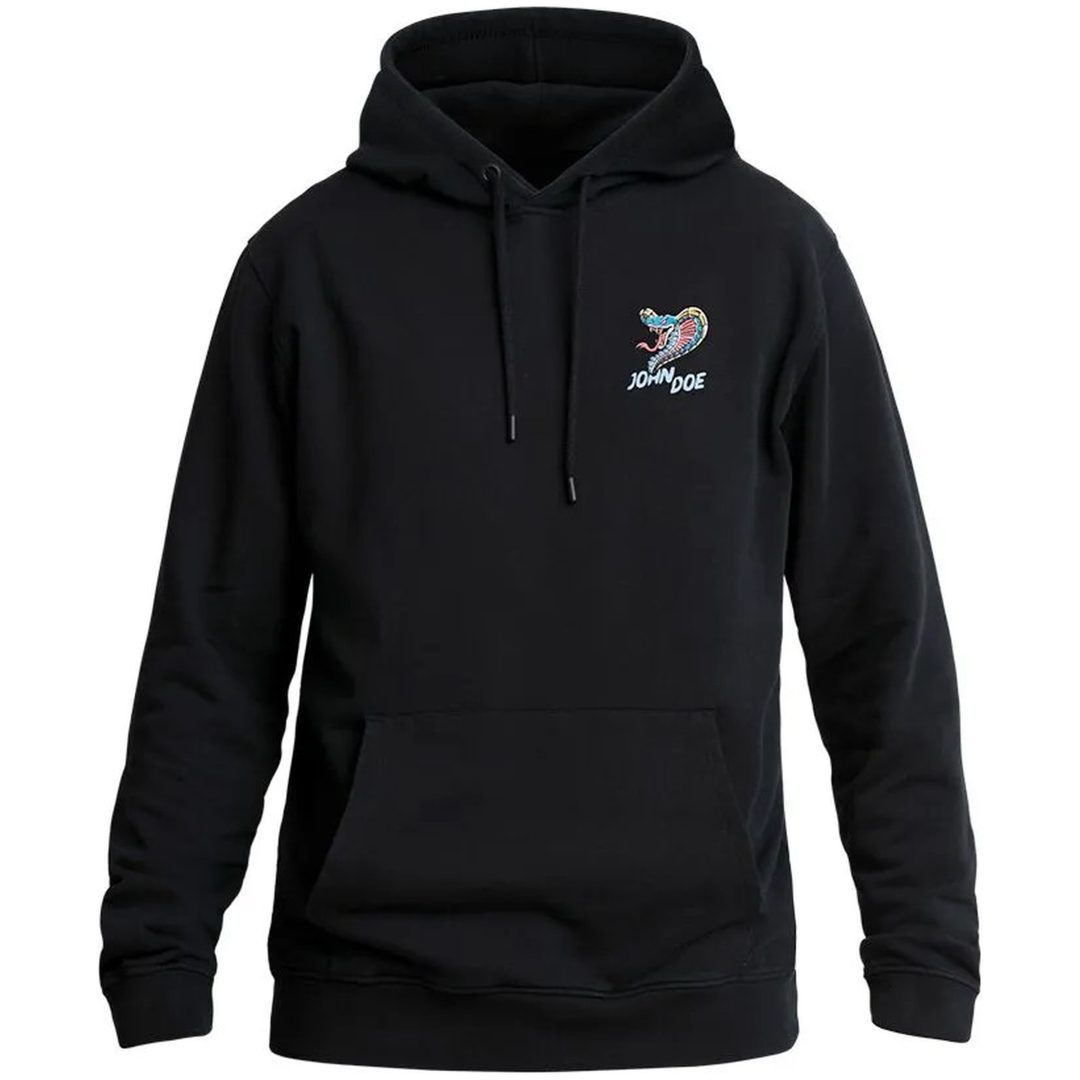 Hoodie Snake Ii Svart JOHN DOE Small