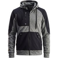 Hoodie Spun Dye 5303 Technical Svartmelerad/Svart Jobman