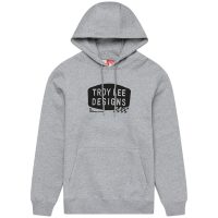 Hoodie Stamp Gråmelerad TROY LEE DESIGNS