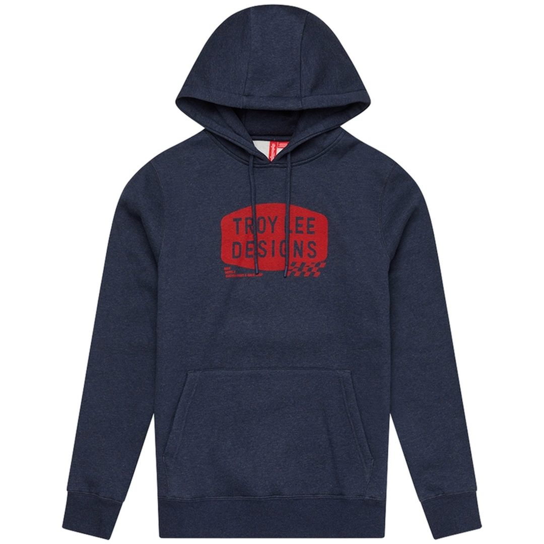 Hoodie Stamp Marinblå TROY LEE DESIGNS Small