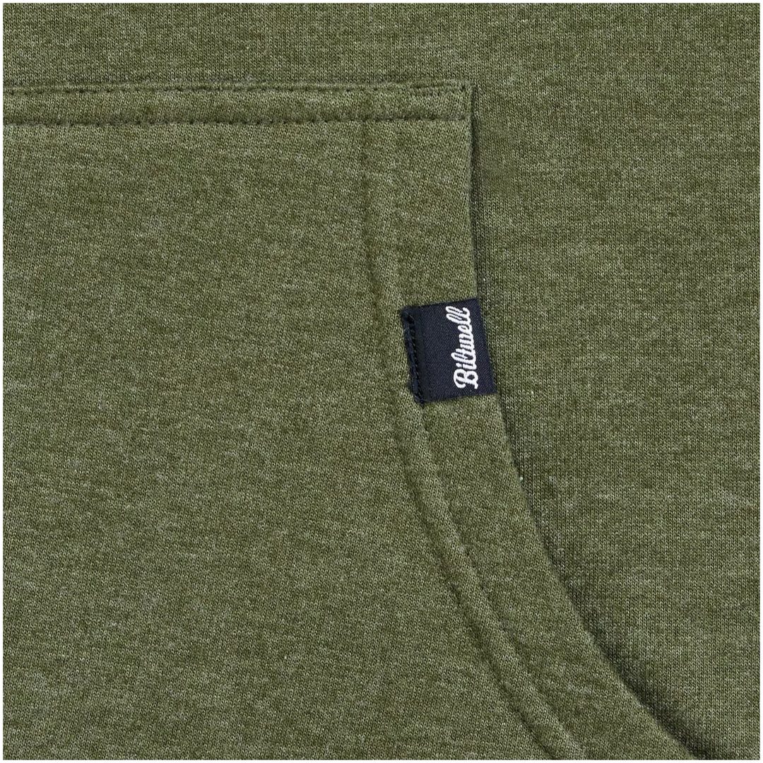 Hoodie Stencil Zip Olive BILTWELL – bild 2