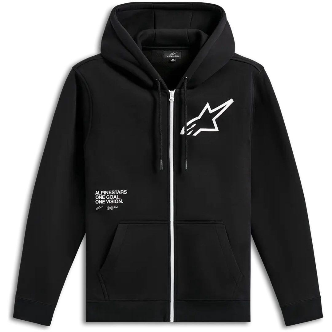 Hoodie Transverse Zip Svart ALPINESTARS Medium