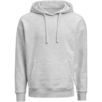 Hoodie UM Loose Fit Gråmelerad Untagged Movement