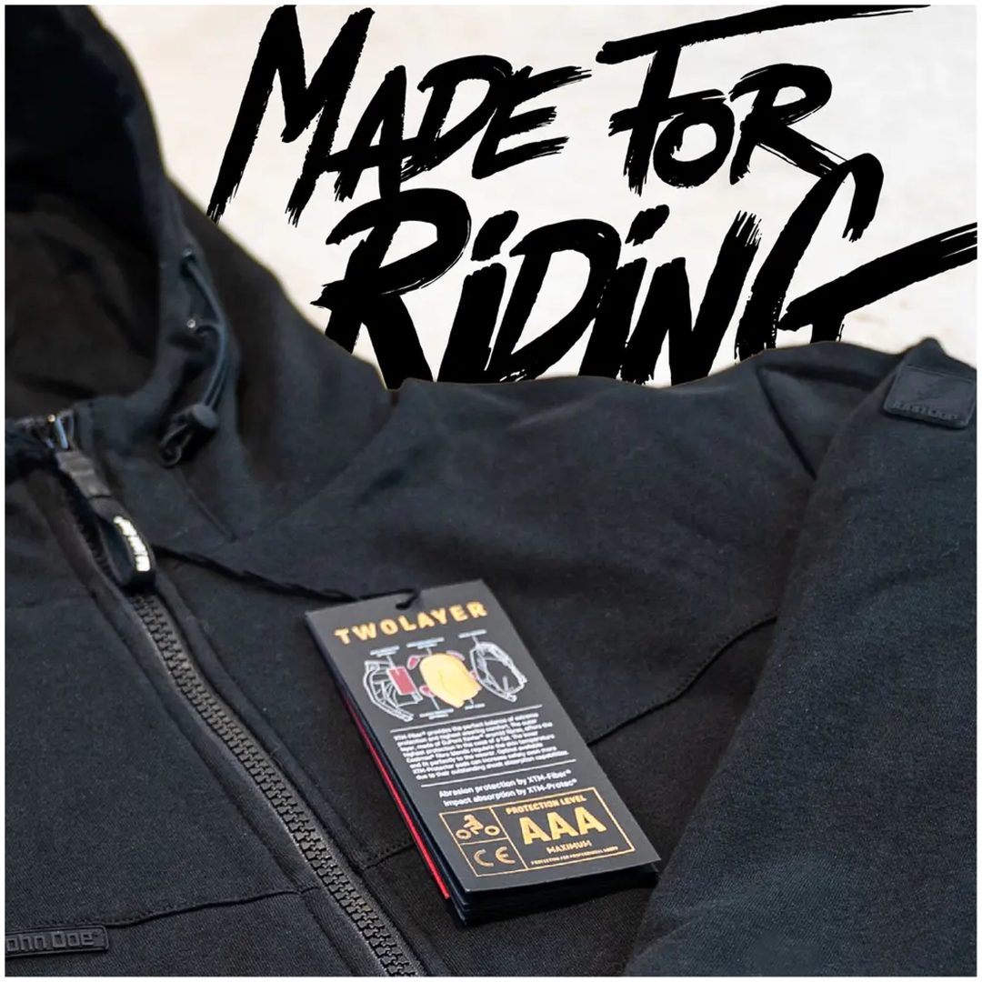 Hoodie V3 Textil Svart JOHN DOE Medium – bild 7