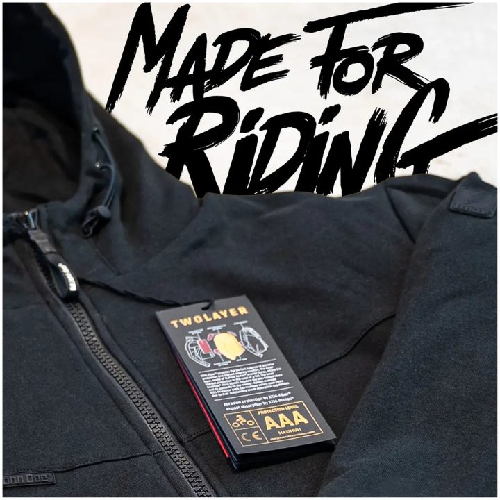Hoodie V3 Textil Svart JOHN DOE Medium – bild 7