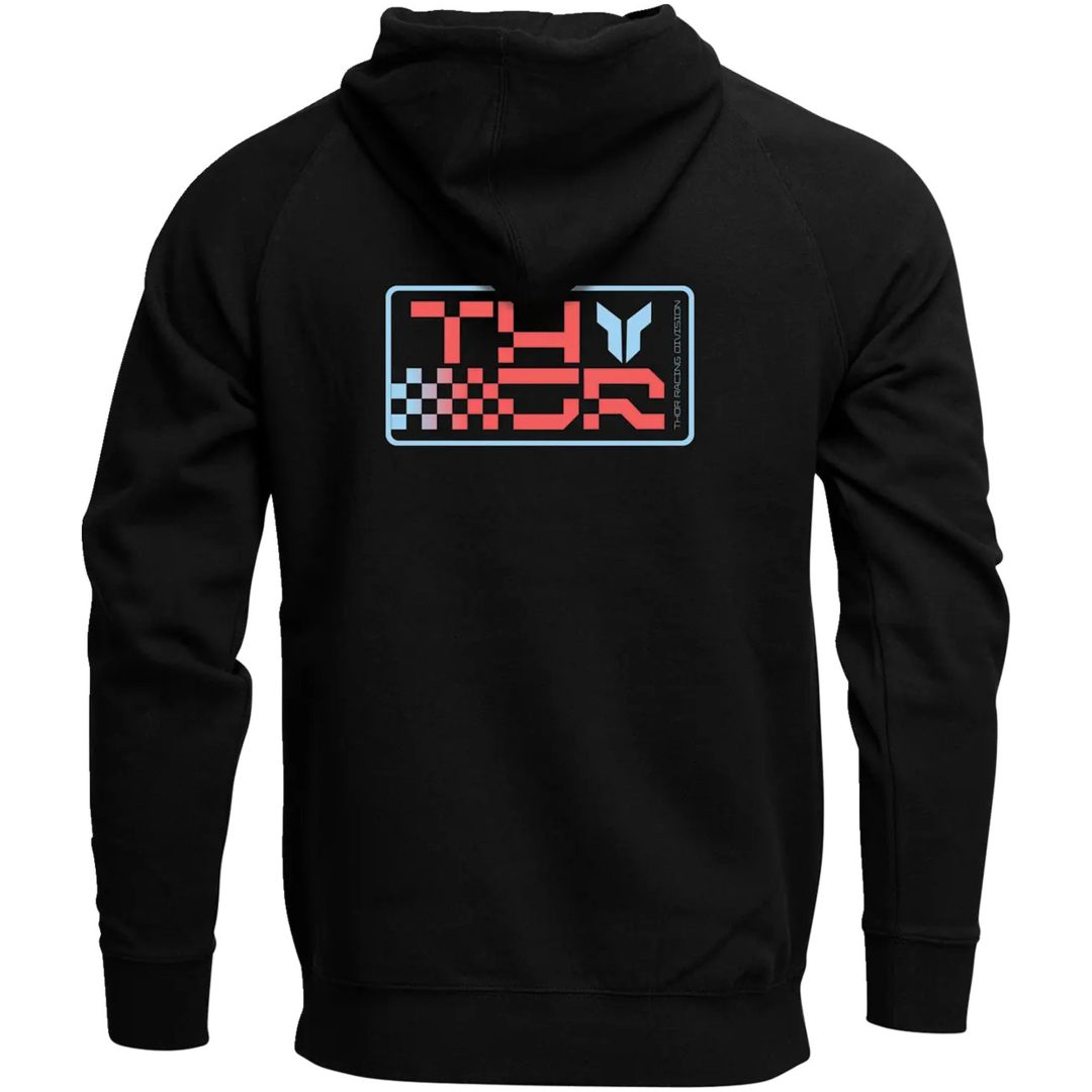 Hoodie Vantage med dragkedja Svart THOR M – bild 2