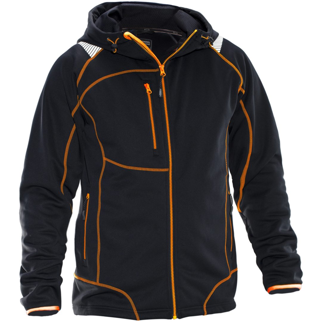 Hoodie Vision 5150 Advanced Svart/Orange Jobman XXXL