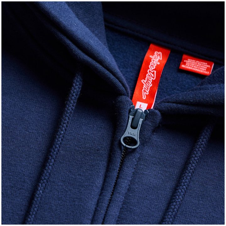 Hoodie Zip Up Badge Marinblå Salviagrön TROY LEE DESIGNS s – bild 7
