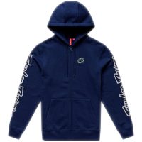 Hoodie Zip Up Badge Marinblå Salviagrön TROY LEE DESIGNS