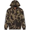 Hoodie Zip Up Oliv Kamouflage TROY LEE DESIGNS Small – miniatyr 1