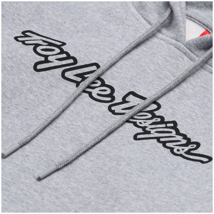 Hoodie Zip Up Signature Gråmelerad TROY LEE DESIGNS Small – bild 3
