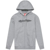 Hoodie Zip Up Signature Gråmelerad TROY LEE DESIGNS
