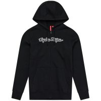 Hoodie Zip Up Signature Svart TROY LEE DESIGNS