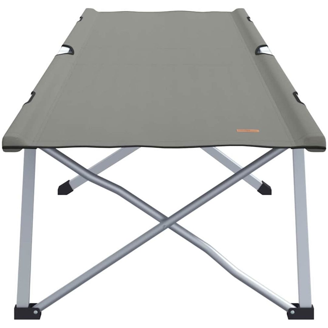 Hopfällbar Camping Säng Grå Aluminium Hopfällbar vidaXL Large – bild 4