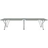 Hopfällbar Camping Säng Grå Aluminium Hopfällbar vidaXL Large – miniatyr 6