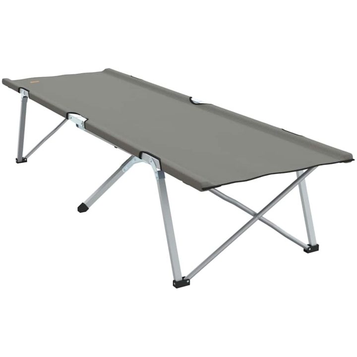 Hopfällbar Camping Säng Grå Aluminium Hopfällbar vidaXL Large – bild 7