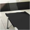 Hopfällbar Camping Säng med Bärväska Svart 600D Oxford Fabric vidaXL Medium – miniatyr 3