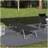 Hopfällbar Camping Säng med Bärväska Svart 600D Oxford Fabric vidaXL Medium – miniatyr 1