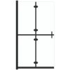 Hopfällbar duschvägg med klart ESG-glas vidaXL 70 x 190 cm – miniatyr 2