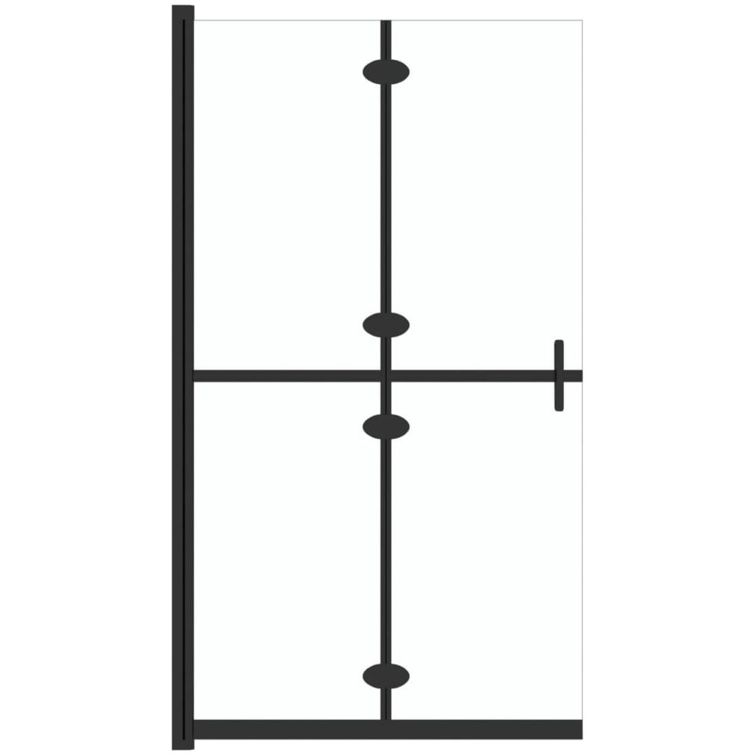 Hopfällbar duschvägg med klart ESG-glas vidaXL 70 x 190 cm – bild 2