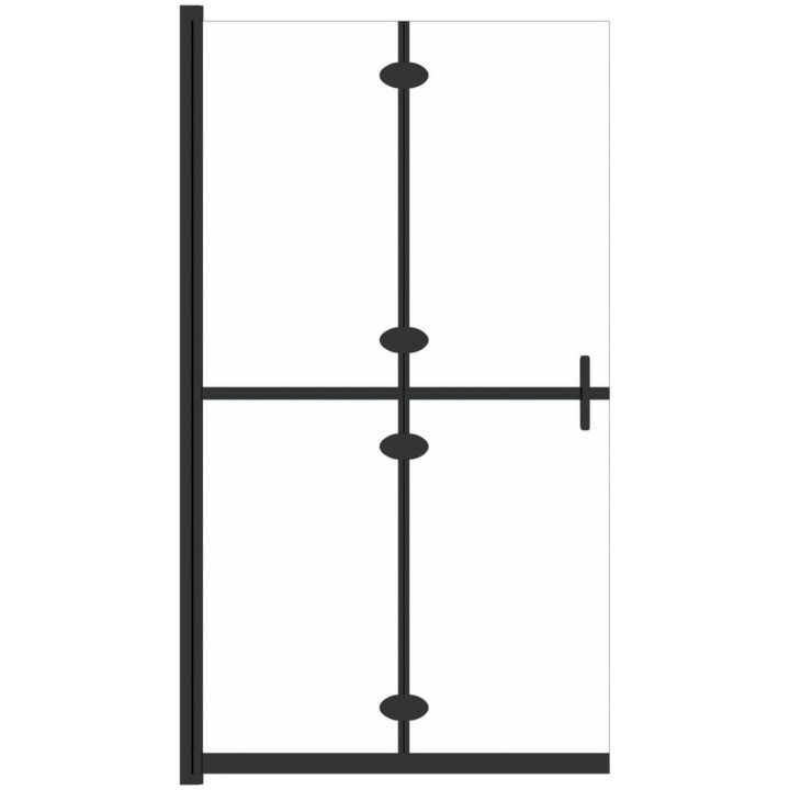 Hopfällbar duschvägg med klart ESG-glas vidaXL 70 x 190 cm – bild 2