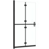 Hopfällbar duschvägg med klart ESG-glas vidaXL 70 x 190 cm – miniatyr 4