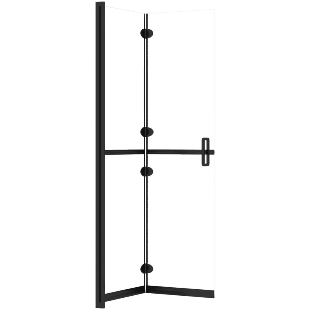 Hopfällbar duschvägg med klart ESG-glas vidaXL 70 x 190 cm – bild 5