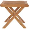 Hopfällbar fotpall 46,5x49x41,5 cm massiv teak vidaXL – miniatyr 3