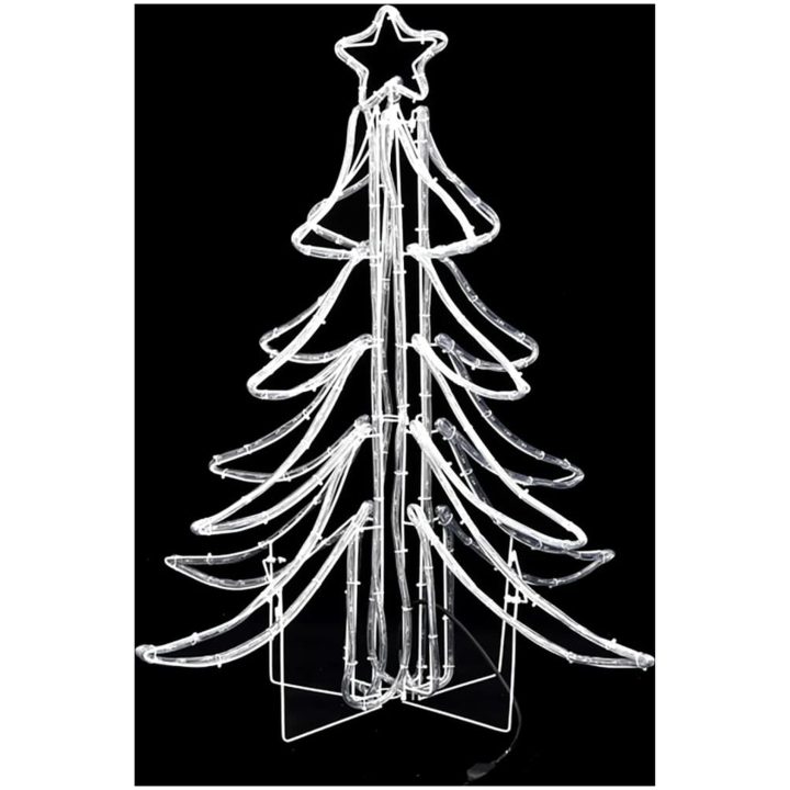Hopfällbar julgran ljusslinga med LED varmvit 87x87x93 cm vidaXL – bild 4