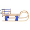 Hopfällbar kälke med ryggstöd 110 cm plywood vidaXL – miniatyr 3