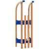 Hopfällbar kälke trä 110 cm vidaXL – miniatyr 4