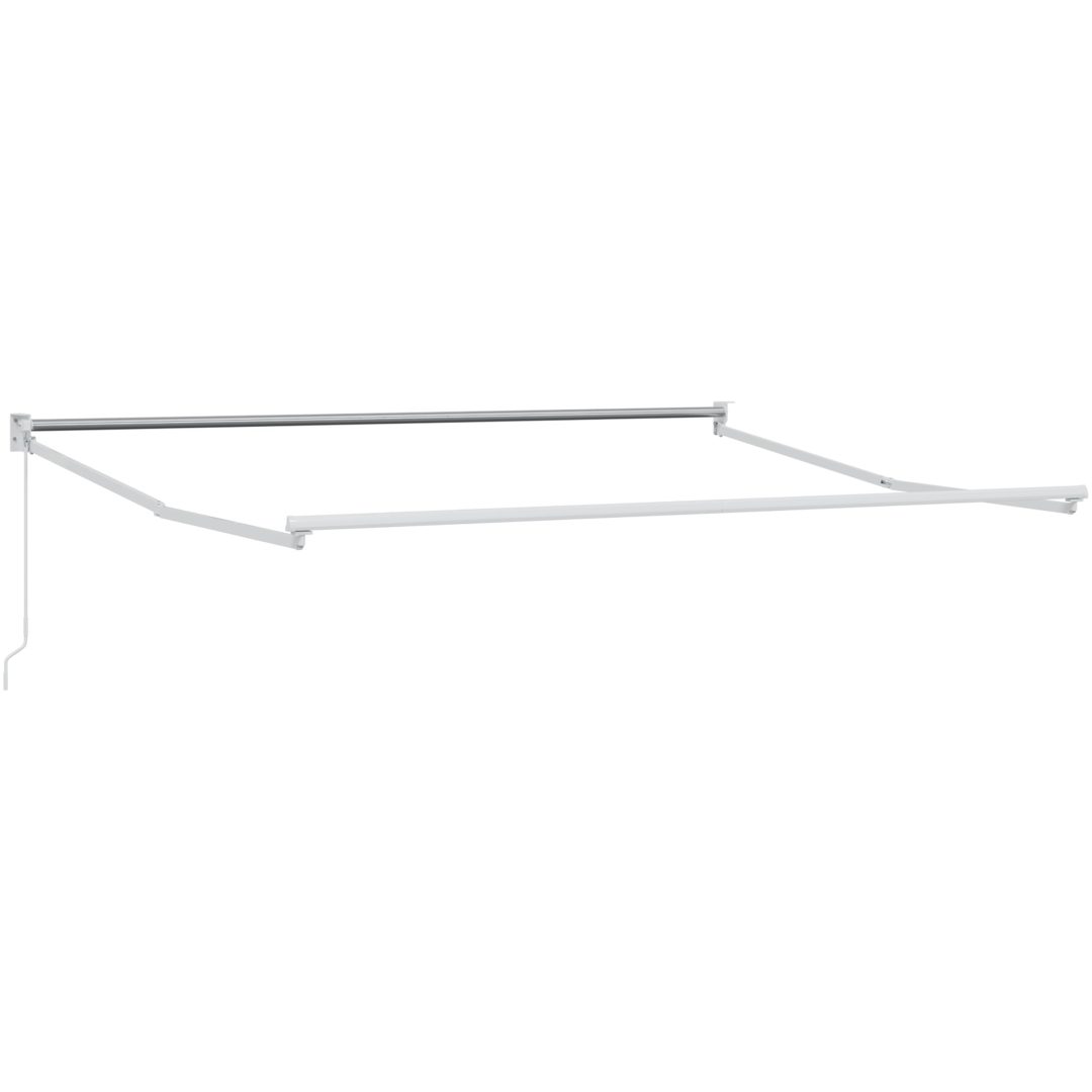Hopfällbar Markis Multikolor Rand 300x250 cm vidaXL Stor – bild 5