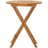 Hopfällbar matgrupp för trädgården 3 delar massivt akaciaträ vidaXL 60 cm – miniatyr 4