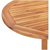Hopfällbar matgrupp för trädgården 5 delar teak vidaXL – miniatyr 7