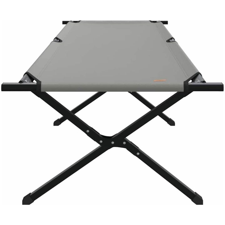 Hopfällbar Solbädd med Bärväska Grå 600D Oxford-tyg vidaXL 210 x 80 x 46 cm – bild 4