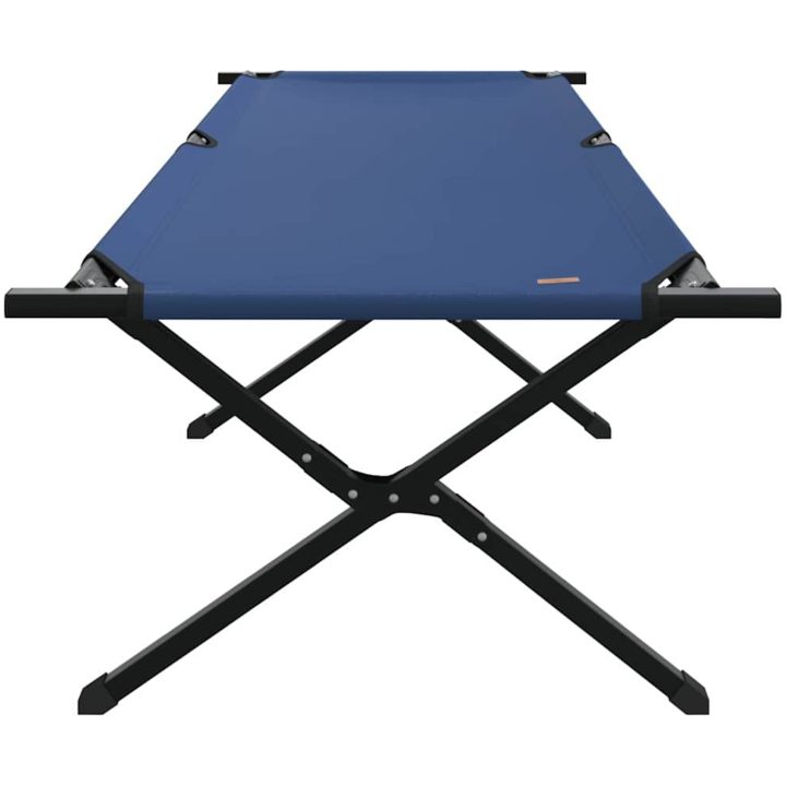 Hopfällbar solsäng med bärväska i blått 600D Oxford-tyg vidaXL 210 x 80 x 46 cm – bild 4