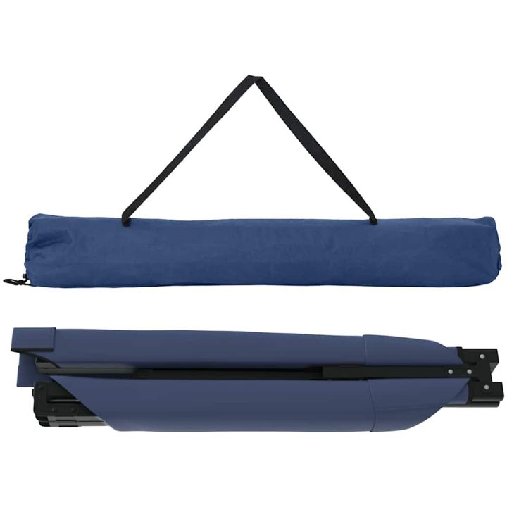 Hopfällbar solsäng med bärväska i blått 600D Oxford-tyg vidaXL 210 x 80 x 46 cm – bild 5