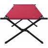 Hopfällbar Solsäng med Bärväska Röd 600D Oxford Tyger vidaXL 210 x 80 x 46 cm – miniatyr 4
