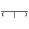 Hopfällbar Solsäng med Bärväska Röd 600D Oxford Tyger vidaXL 210 x 80 x 46 cm – miniatyr 6