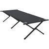 Hopfällbar solsäng med bärväska Svart 600D Oxford tyg vidaXL 210 x 80 x 46 cm – miniatyr 2