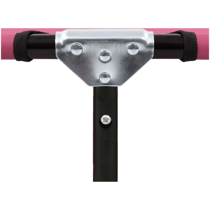 Hopfällbar solsäng stål rosa vidaXL – bild 7