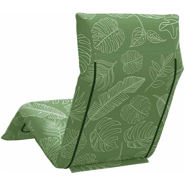 Hopfällbar solstol bladmönster 175x54x8,5 cm oxfordtyg vidaXL – bild 6