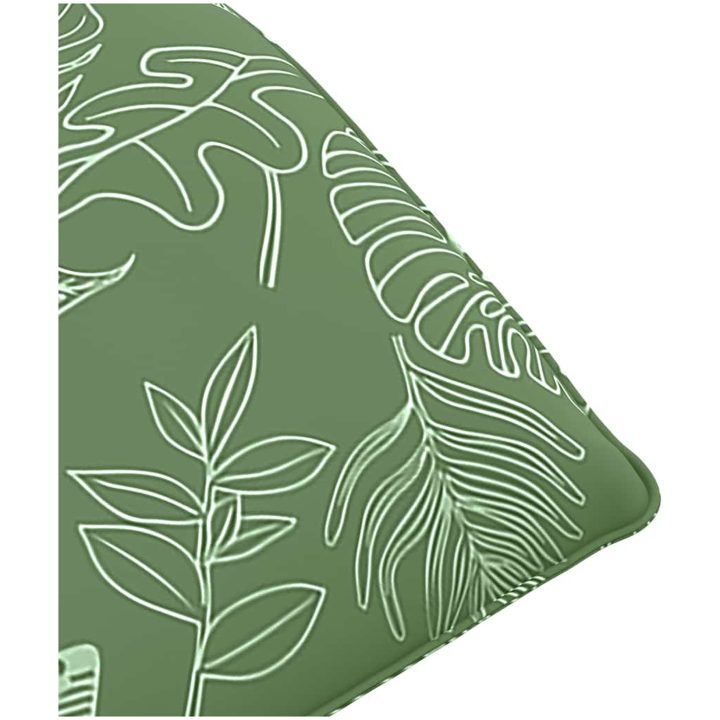 Hopfällbar solstol bladmönster 175x54x8,5 cm oxfordtyg vidaXL – bild 9
