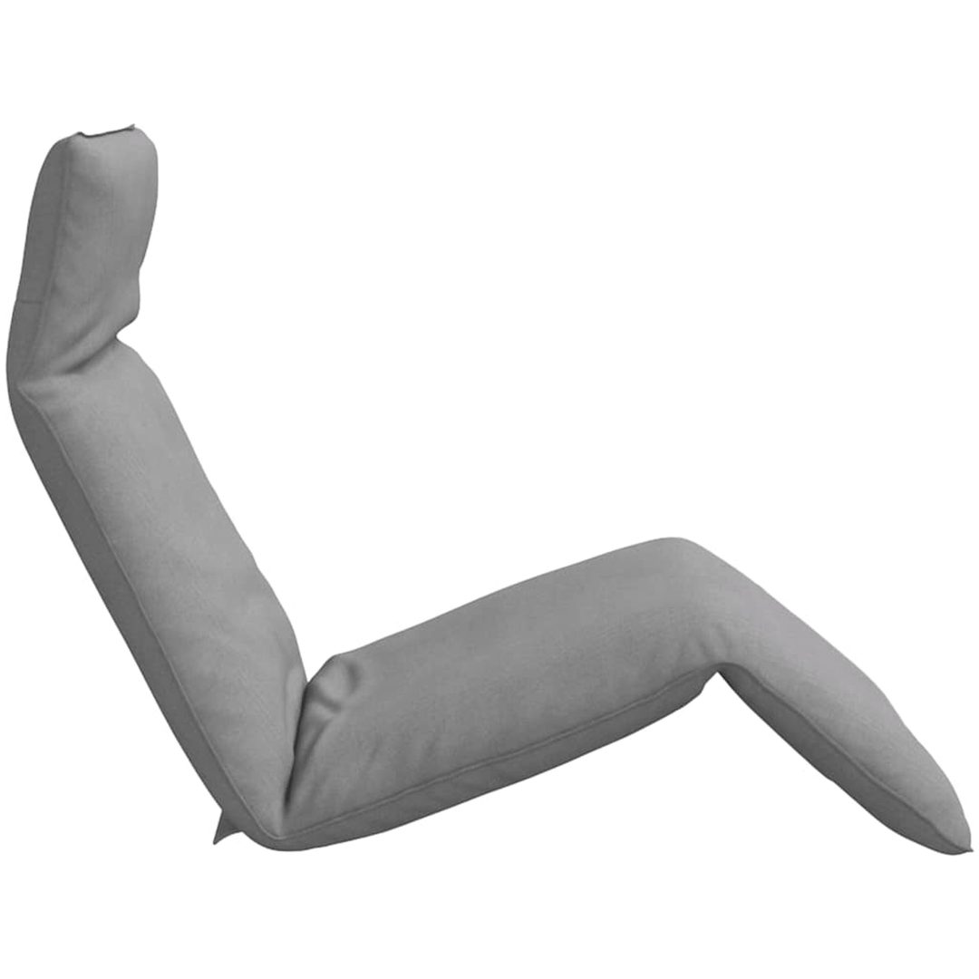 Hopfällbar solstol grå 175x54x8,5 cm oxfordtyg vidaXL – bild 5