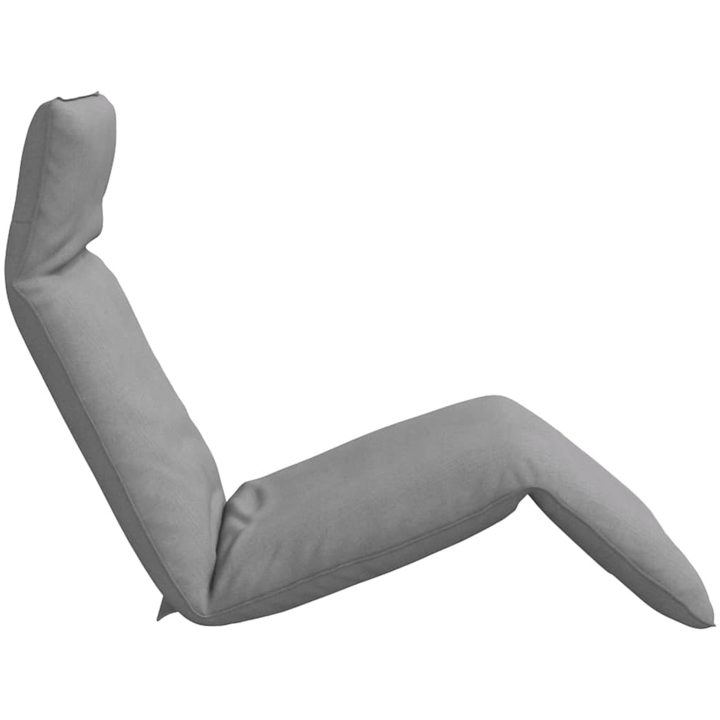 Hopfällbar solstol grå 175x54x8,5 cm oxfordtyg vidaXL – bild 5