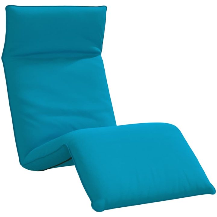 Hopfällbar solstol ljusblå 175x54x8,5 cm oxfordtyg vidaXL – bild 2