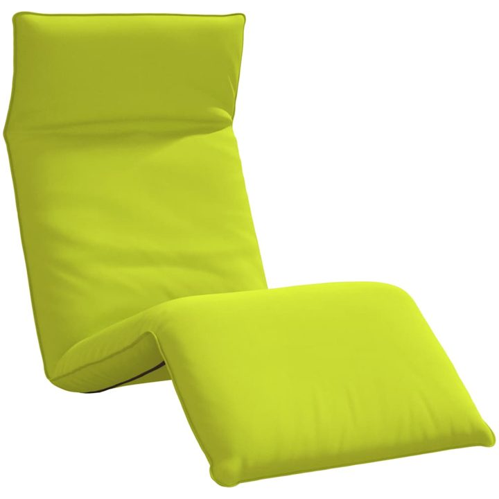 Hopfällbar solstol ljusgrön 175x54x8,5 cm oxfordtyg vidaXL – bild 2