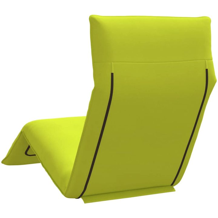 Hopfällbar solstol ljusgrön 175x54x8,5 cm oxfordtyg vidaXL – bild 6