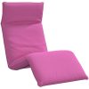 Hopfällbar solstol rosa 175x54x8,5 cm oxfordtyg vidaXL – miniatyr 2